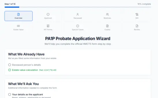 PA1P Form Preview